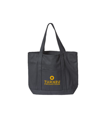 Zippered Canvas Resort Tote