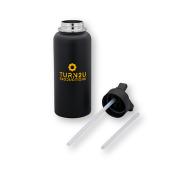 40oz Flip Straw Water Bottle