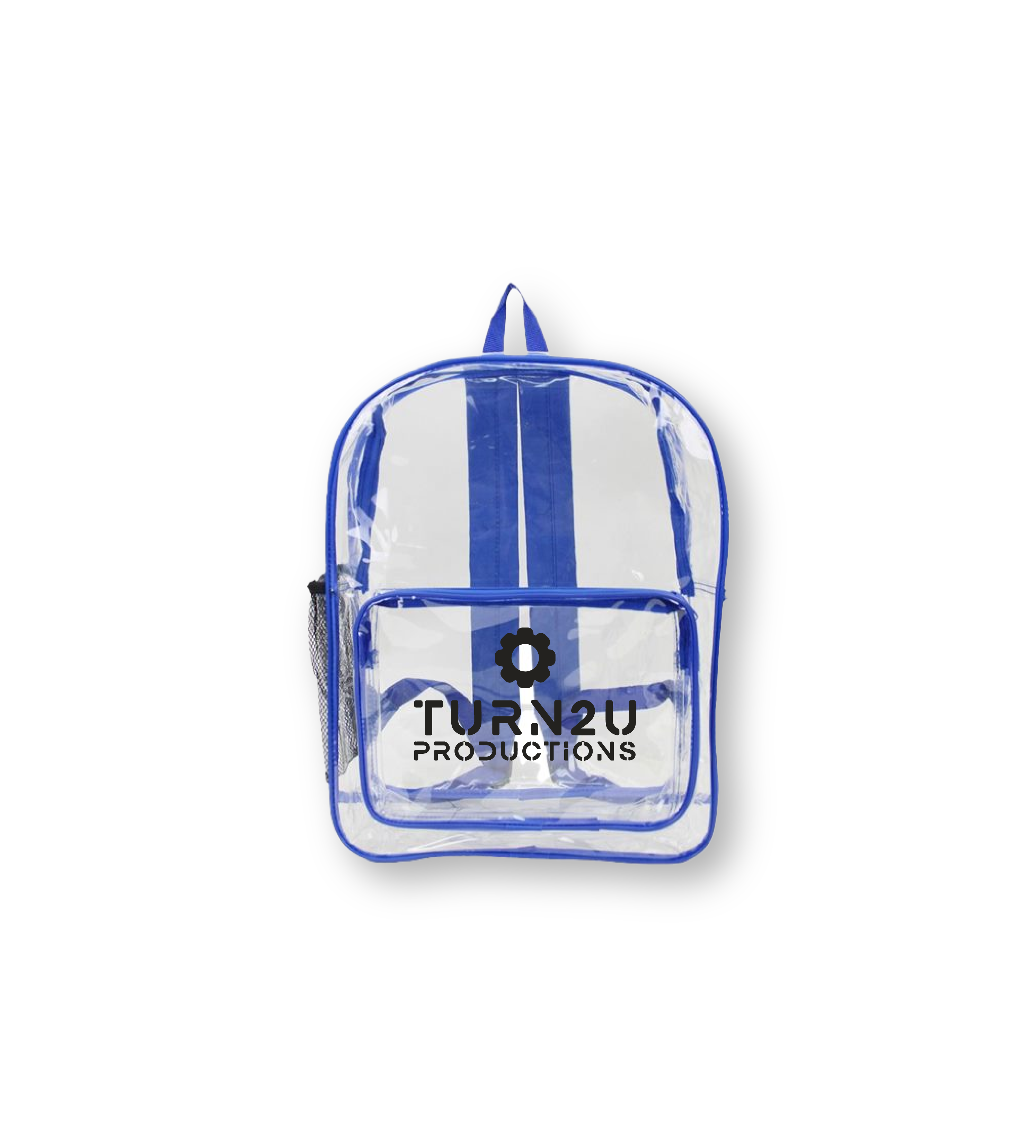 Production Backpack Large Clear Backpack – TURN2U Productions