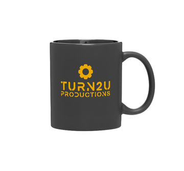 Black 12oz Ceramic Mug