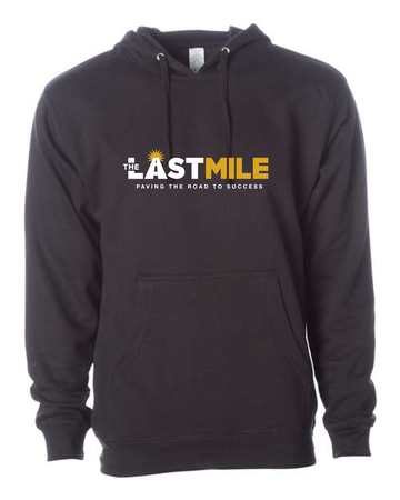 "The Last Mile" Black Hooded Sweatshirt