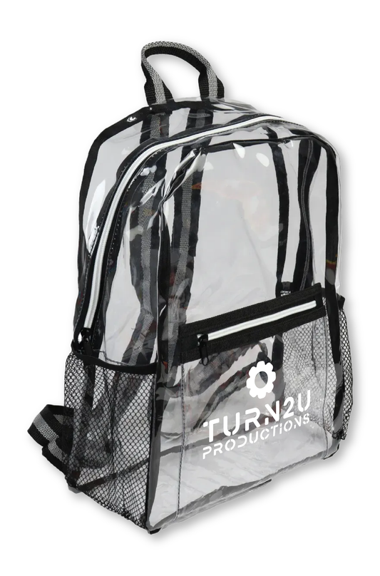 "Turn2U" Clear Backpack